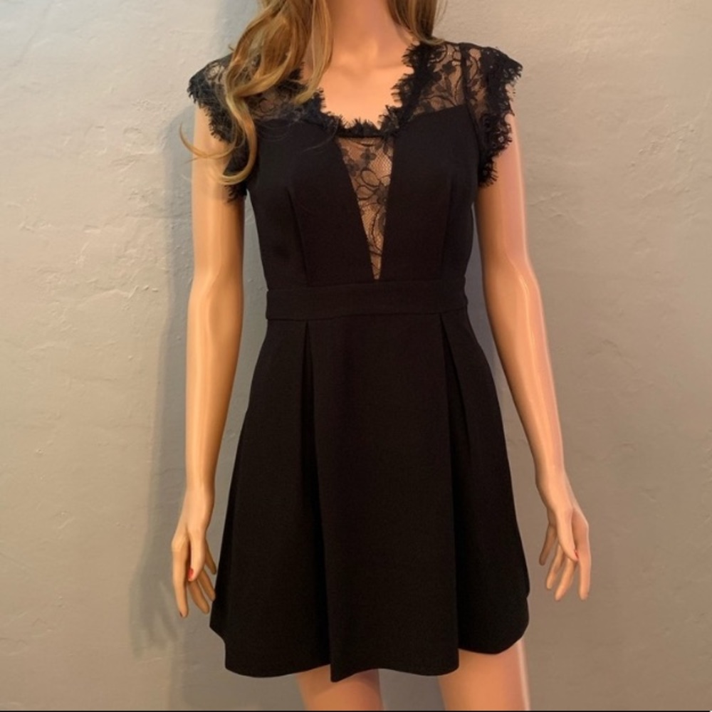 BCBGeneration Lace-Back Pleated Dress - Picture 3 of 7